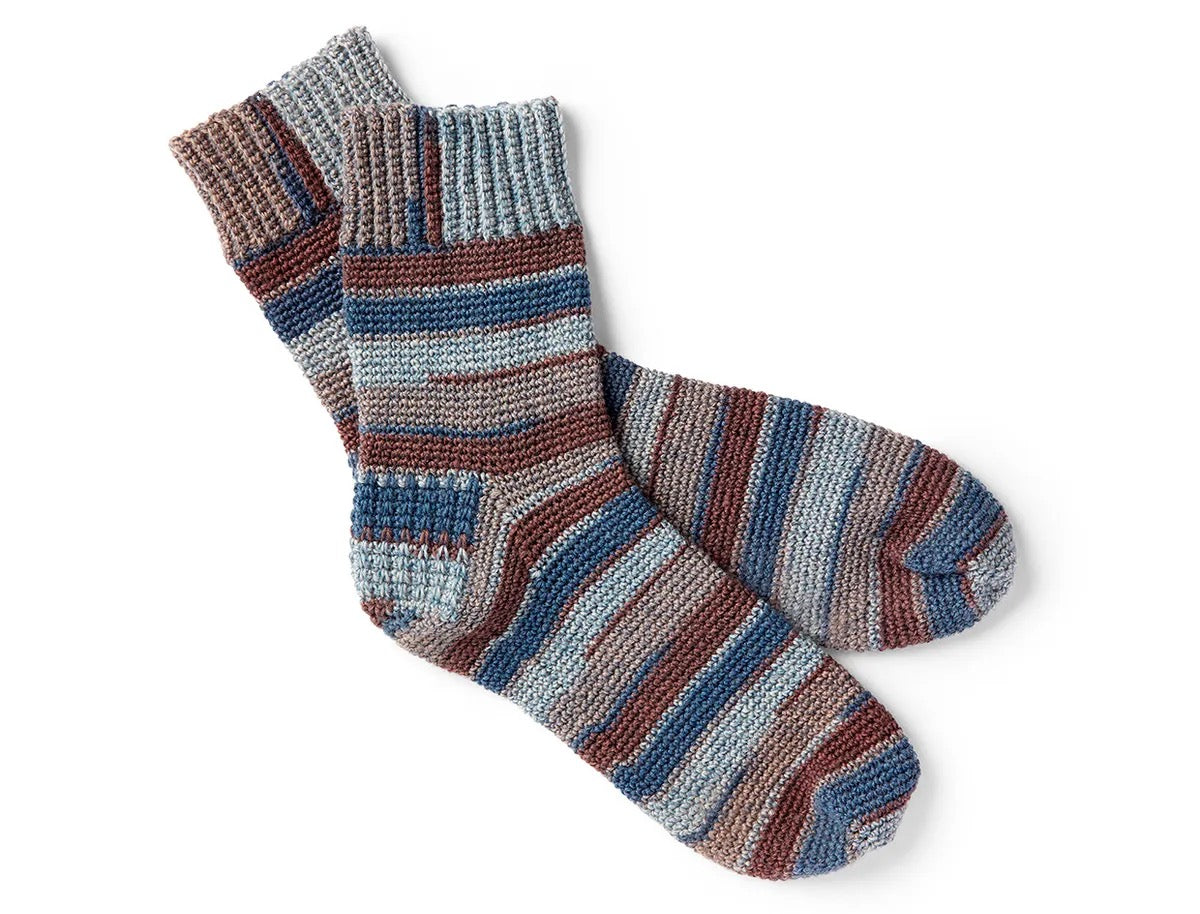Fitted Crochet Socks (Boy)